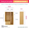 Tu quan ao may dan phong cach Indochine Chasen 2 Tủ quần áo mây đan phong cách Indochine Chasen (2)