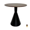 Ban cafe tron mat MDF phu veneer chan thep FIRA Bàn cafe tròn mặt MDF phủ veneer chân thép FIRA - Ảnh 9