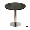 Ban cafe tron mat MDF son chan inox BELA 1 Bàn cafe tròn mặt MDF sơn chân inox BELA - Ảnh 6