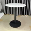 Ban cafe tron mat MDF son chan thep COZY 3 Bàn cafe tròn mặt MDF sơn chân thép COZY - Ảnh 5