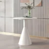 Ban cafe tron mat MDF son chan thep ENZO 3 Bàn cafe tròn mặt MDF sơn chân thép ENZO - Ảnh 3