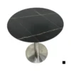 Ban cafe tron mat da phien chan inox AXEL 10 Ban cafe tron mat da phien chan inox AXEL 10
