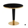 Ban cafe tron mat da phien chan thep PURE Bàn cafe tròn mặt đá phiến chân thép PURE - Ảnh 3