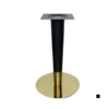 Ban cafe tron mat da phien chan thep REED 3 Bàn cafe tròn mặt đá phiến chân thép REED - Ảnh 6