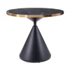 Ban cafe tron mat da vien inox chan thep BERG B28M Ban cafe tron mat da vien inox chan thep BERG B28M