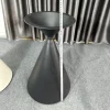 Ban cafe tron mat da vien inox chan thep BERG B28M 7 Bàn cafe tròn mặt đá viền inox chân thép BERG - Ảnh 8