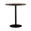 Ban cafe tron mat go MDF phu veneer chan thep DALE Bàn cafe tròn mặt gỗ MDF phủ veneer chân thép DALE - Ảnh 4
