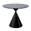 Ban cafe tron mat go chan thep CLAY B28 3 Ban cafe tron mat go chan thep CLAY B28 3