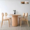 Bo ban an oval 4 ghe Minai 3 Bộ bàn ăn oval 4-6 ghế gỗ tự nhiên Minai - Ảnh 13
