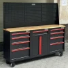 Ban nguoi co khi CSPS 183cm 3 tu 9 hoc keo kem vach pegboard 8 Bàn nguội cơ khí CSPS 183cm, 3 tủ 9 hộc kéo kèm vách Pegboard - Ảnh 5
