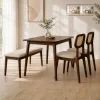 Bo ban an 3 ghe go tu nhien Minas Bench 5 Bộ bàn ăn 3 ghế gỗ tự nhiên Minas Bench - Ảnh 7