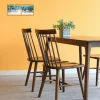 Bo ban an 4 6 ghe go tu nhien Rioc 4 Bộ bàn ăn 4-6 ghế gỗ tự nhiên Rioc - Ảnh 3