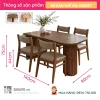 Bo ban an oval 4 ghe go tu nhien Karat 7 Bộ bàn ăn oval 4 ghế gỗ tự nhiên Karat - Ảnh 2